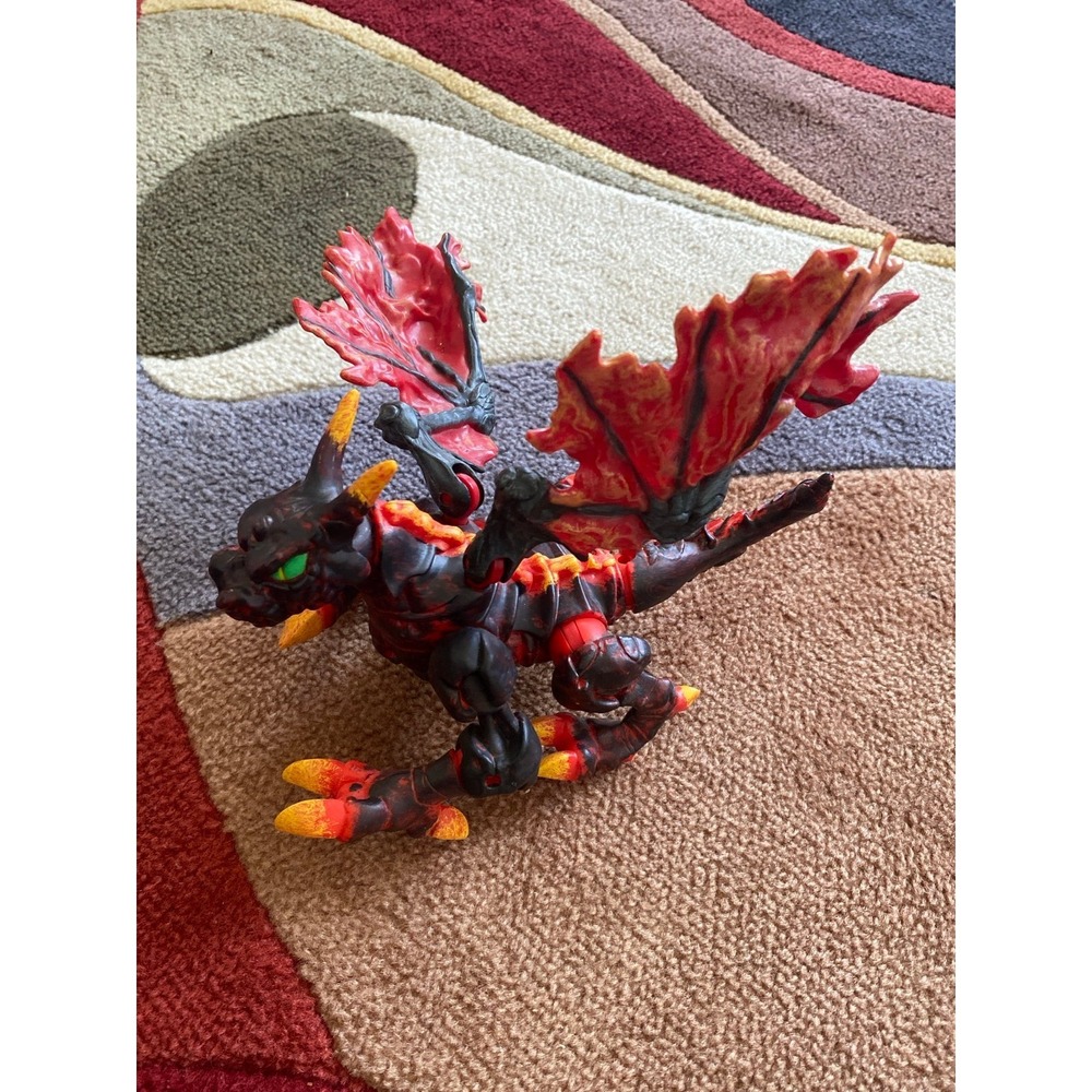 Mega Bloks Dragon Action Figure Red Fire Color Nice!